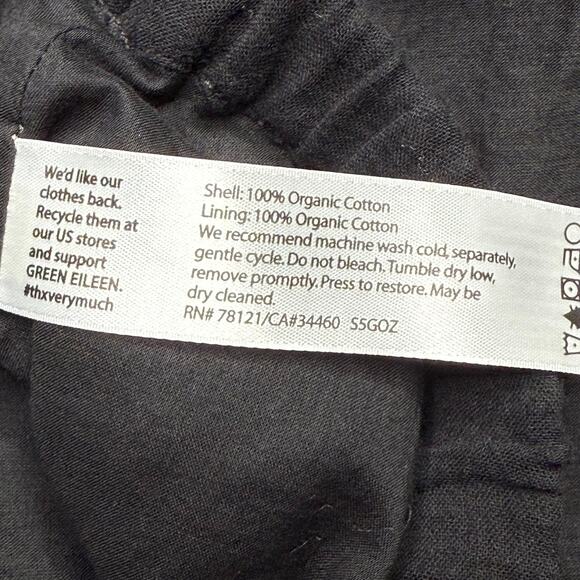 EILEEN FISHER Large Organic Cotton Gauze Pocket Skirt Quiet Luxury Minimalist - Picture 7 of 11